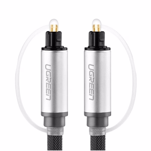 Ugreen AV108 10540 optiskais Toslink/SPDIF kabelis 2m - pelēks