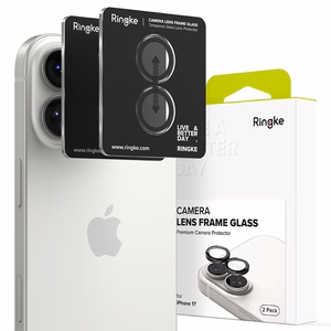 Ringke Camera Frame Protector 2-pack for iPhone 17 - Black