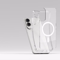 Ringke Fusion magnētiskais viedtālruņa apvalks MagSafe Samsung Galaxy S25 Edge - caurspīdīgs