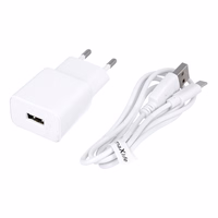 Maxlife MXTC-01 lādētājs 1x USB 2.1A balts + USB-C kabelis
