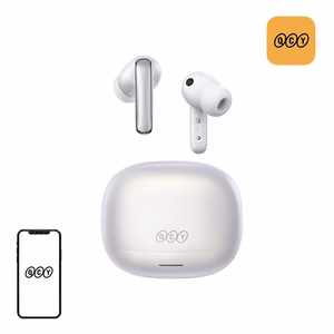 QCY Melobuds N65 bezvadu ieaušamās austiņas, baltas