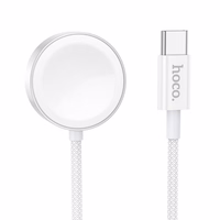 Bezvadu lādētājs Hoco 2,5W USB C saderīgs ar Apple Watch un Samsung Watch CW59 balts