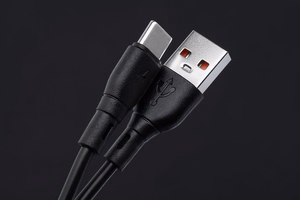Kabelis BLUE STAR ECO USB A uz Type-C PJ68-25-3 1 m melns