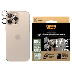PanzerGlass Hoops Caurspīdīgs Objektīva aizsargs iPhone 16 Pro 6.3" / 16 Pro Max 6.9" 1286