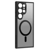 Etteri matēts Magnētiskais viedtālruņa apvalks Samsung Galaxy S24 Ultra melns