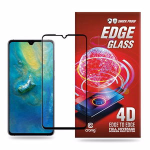 Crong Edge Glass Full Glue Edge-to-Edge 9H rūdīta stikla ekrāna aizsargs Huawei Mate 20