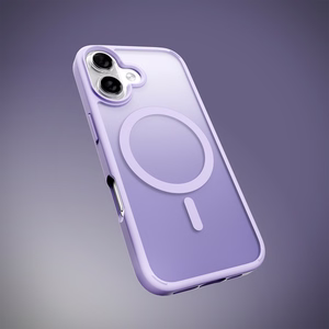 Puro Gradient TPU magnētiskais viedtālruņa apvalks iPhone 17 - rozā