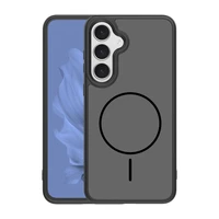 Frame Thin Mag maciņš for Samsung Galaxy S25 melns