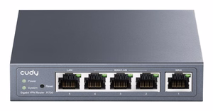 Cudy гигабитный Multi-WAN VPN роутер Fast Ethernet Gigabit Ethernet серый
