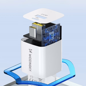 Wozinsky WWCEAC GaN USB-A USB-C 33W сетевое зарядное устройство - белое