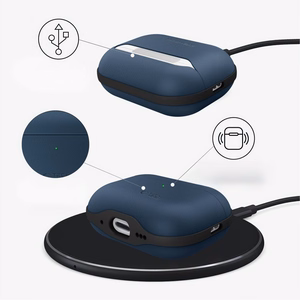 Tech-Protect NaturalFit Чехол для AirPods Pro 3 - тёмно-синий