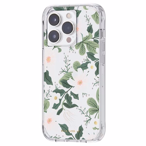 Rifle Paper Clear vāciņš ierīcei iPhone 14 Pro, ar “Willow” rakstu