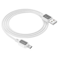 Kabelis USB A uz Micro USB Hoco 2,4A 1 m X108 balts