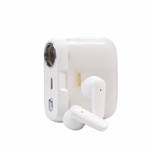 WEKOME S28 Pop Digital Series Bluetooth 5.3 TWS bezvadu austiņas ar uzlādes futrālī iebūvētu projektoru un 5 projektora slaidiem, baltas