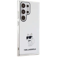 Karl Lagerfeld IML Choupette viedtālruņa apvalks Samsung Galaxy S24 Ultra - caurspīdīgs