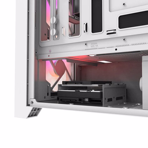Darkflash DRX70 MESH datora korpuss (balts) + 4 RGB ventilatori