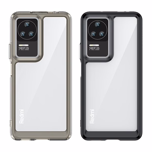 Чехол Outer Space для Xiaomi Poco F4 5G с гибкой рамкой синий