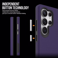 Perfekcionistu trīsstūra korpuss Samsung S938 S25 Ultra violets