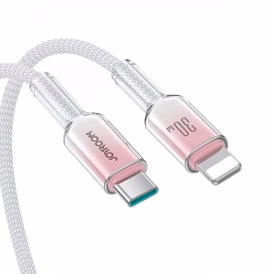 USB kabelis Joyroom S-A42 balts Type-C / Lightning 120cm (līdz 60W)
