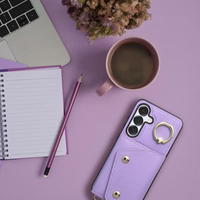 Viedtālruņa apvalks (m) WONDER paredzēts SAMSUNG A15 5G - violets