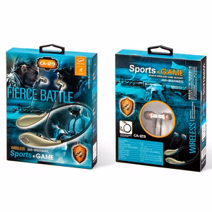 GJBY austiņas - SPORTA BLUETOOTH CA-129 zelta