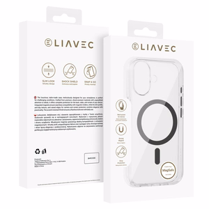 Liavec Pure maciņš priekš Iphone 17 pelēks