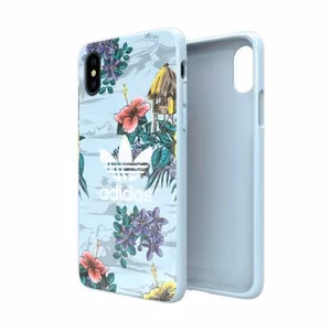 Adidas OR SnapCase ziedu viedtālruņa apvalks iPhone X / Xs - pelēks
