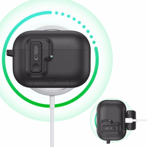 Tech-Protect Slim Hook Чехол для AirPods Pro 3 - чёрный