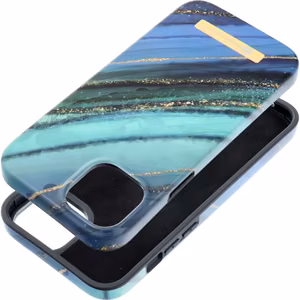 Case for iPhone 15 PLUS Forcell F-Protect Mirage compatible with MagSafe jade marble