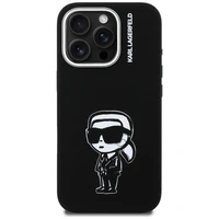 Karl Lagerfeld Silikona Karl Sketch MagSafe Maciņš for iPhone 16 Pro - melns
