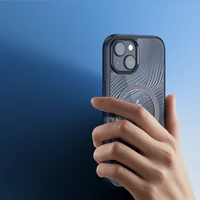 Bruņots apvalks iPhone 15 Plus ar MagSafe Dux Ducis Aimo Mag - melns