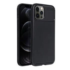 Viedtālruņa apvalks CARBON PREMIUM IPHONE 12 Pro Max melns