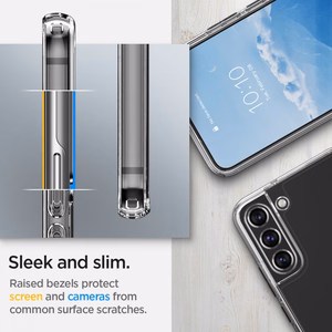 Spigen Ultra Hybrid viedtālruņa apvalks Samsung Galaxy S22 - Caurspīdīgs