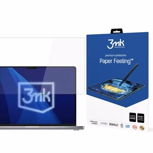 3mk Paper Feeling (līdz 17") – datora ekrāna aizsargs modelim Apple Macbook Pro 16 M1/M2/M3/M4/M5