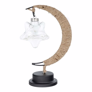 Galda lampa pie gultas Twirl zvaigzne Art Deco (versija 3) EID