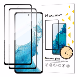 Закалённое стекло Wozinsky Full Glue для Samsung Galaxy A57, 2 шт.