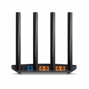 TP-Link Archer C6U bezvadu maršrutētājs Gigabit Ethernet divjoslu (2.4 GHz / 5 GHz) melns