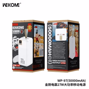 Portatīvais lādētājs WK Design „WP-97“ balts 50000mAh (27W)