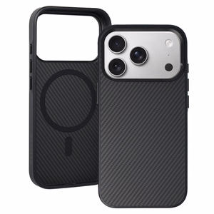 Liavec Carbon Core vāciņš, paredzēts iPhone 18 Pro/17 Pro