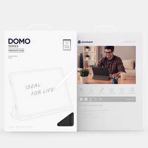Dux Ducis Domo viedtālruņa apvalks ar atloku un viedo miega režīmu iPad Pro 11" 2024 - melns