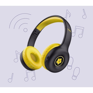 Trust Nouna bērnu bezvadu Bluetooth austiņas ar 85 dB skaļuma ierobežojumu, melnas