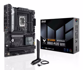 ASUS TUF GAMING B860-PLUS WIFI Intel B860 LGA 1851 (Socket V1) ATX motherboard
