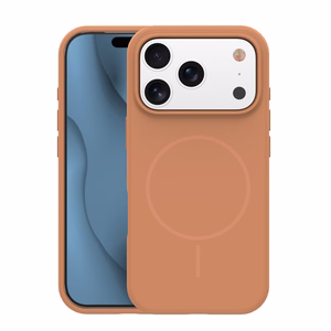 Silicone Thin Mag maciņš iPhone 17 Pro Max 6,9" karameļu