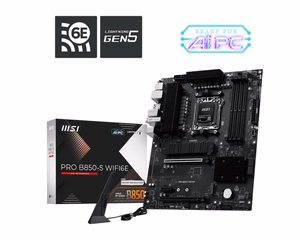 MSI PRO B850-S WIFI6E mātesplate AMD B850 Socket AM5 ATX