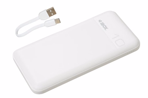 iBox IPB10 portatīvais lādētājs litija jonu 10000 mAh balts