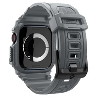 Spigen Rugged Armor apvalks Apple Watch 10 46mm pulkstenim - pelēks