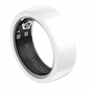 Riversong Trinity SR01 viedais gredzens, 8. izmērs, iekšējais diametrs 18mm, balts