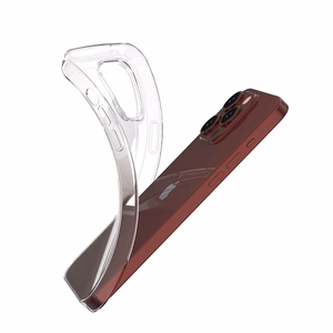 iPhone 15 Pro Max case from the Ultra Clear series in transparent color
