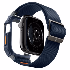 Spigen Lite Fit "Pro" apvalks Apple Watch 10 (46mm) tumši zils