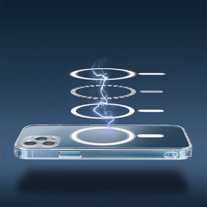 TFO Anti Shock 1,5 mm Mag vāciņš iPhone 17 Pro Max 6,9″ / iPhone 18 Pro Max 6,9″ ar kameras aizsardzību – caurspīdīgs un balts